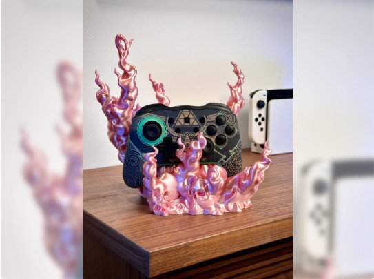 Creepy Halloween themed Controller Stand