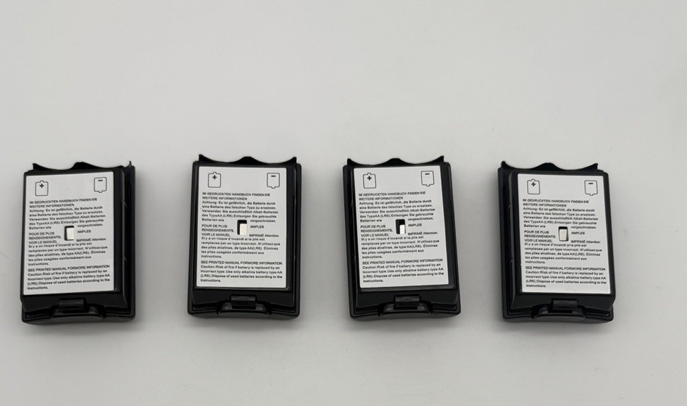 4pcs AA Battery Back Cover Case Shell Pack For Xbox 360 Wireless Controller