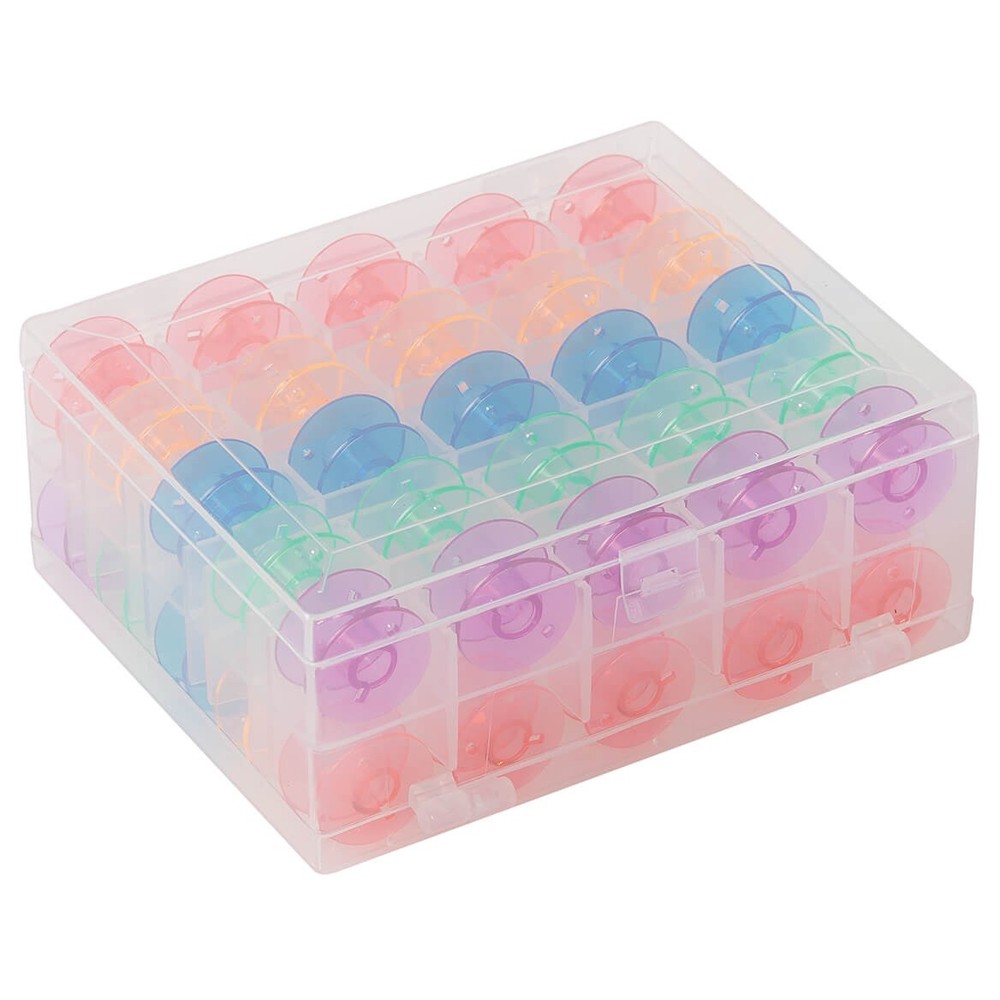 Double-Sided Bobbin Box with 50 Bobbins