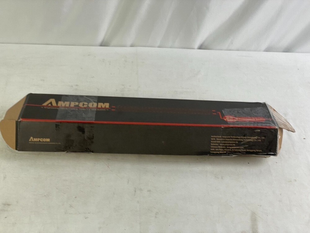 AMPCOM 24 Port Industrial Series CAT6 Patch Panel