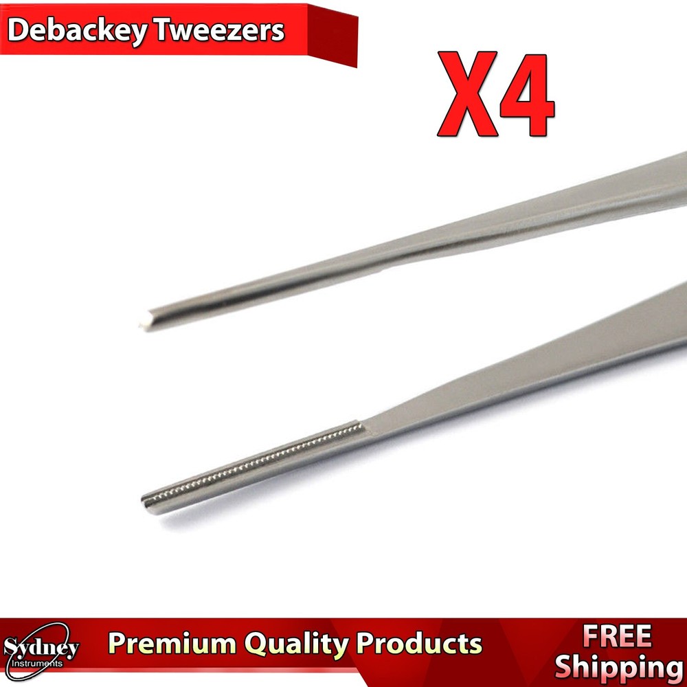 Debakey Forceps Atraumatic Tissue Forceps Serrated Tip Dental Instruments