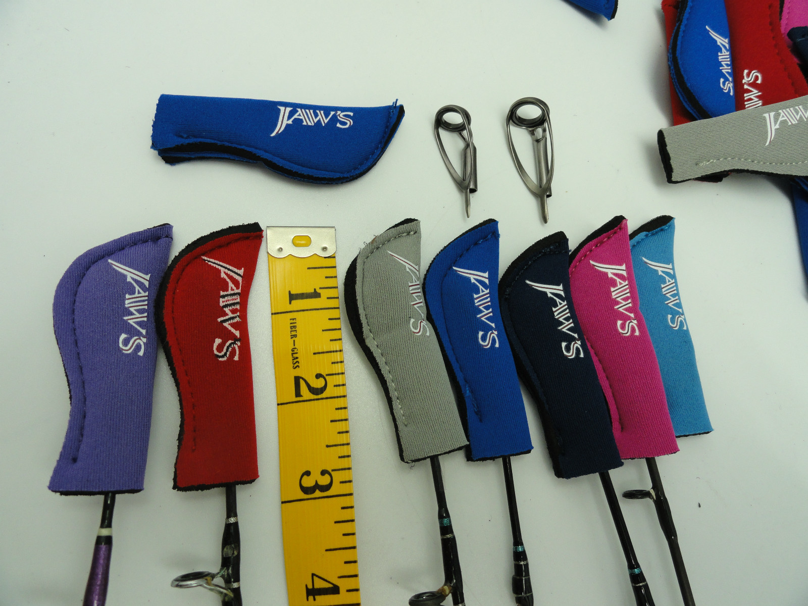 JAWS ROD TOP COVER FOR Accurate Calstar Loomis Seeker fishing ROD red 20/pack