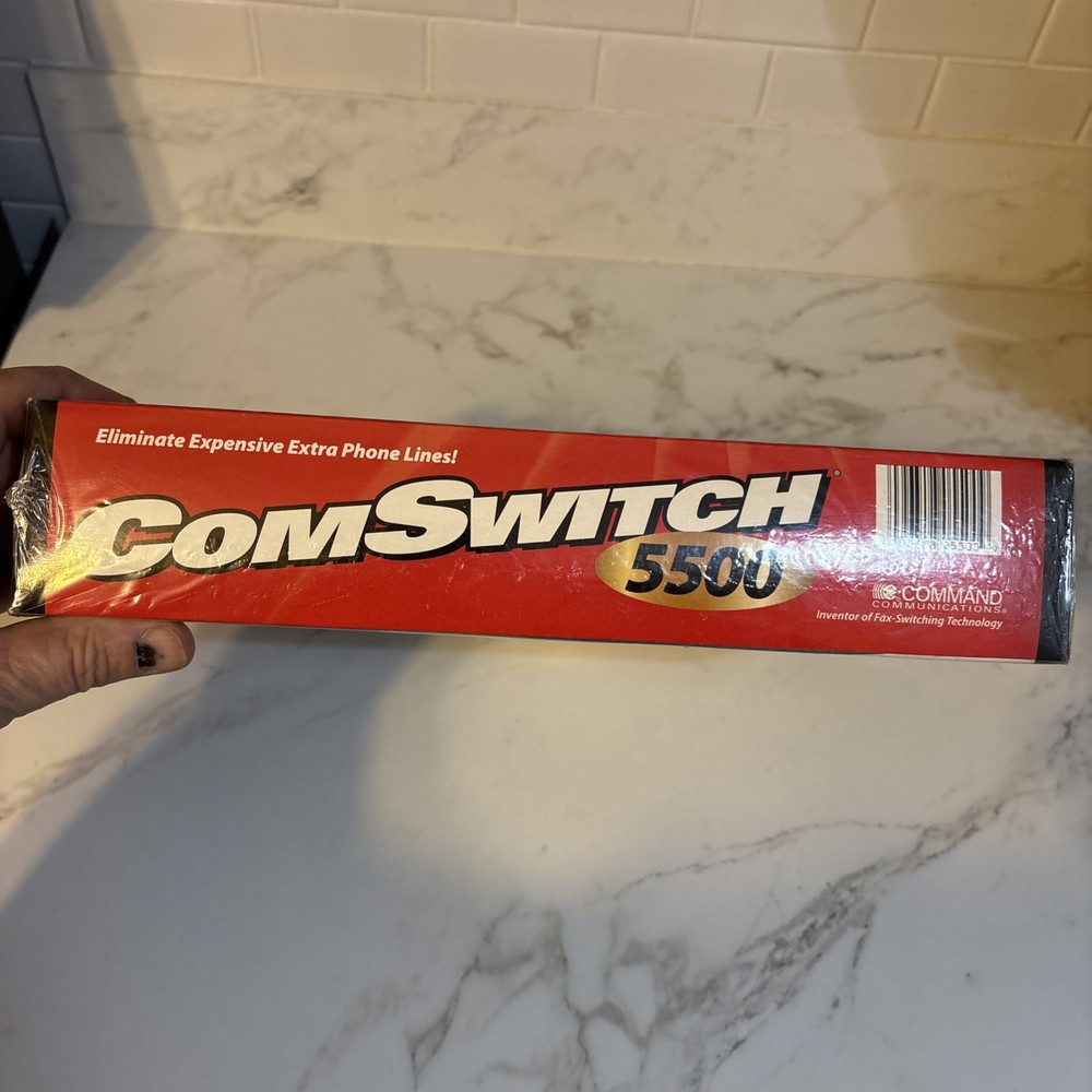 SEALED Command Communications ComSwitch 5500 Phone Fax Modem 3-Port Call Switch
