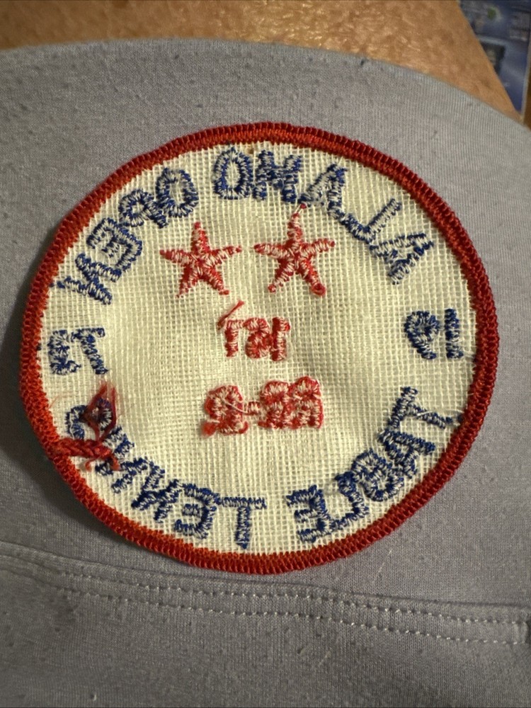 VTG. 1973 ALAMO OPEN TABLE TENNIS PATCH