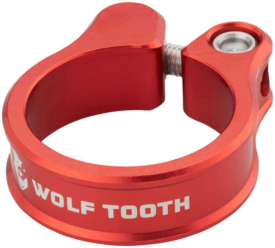 Wolf Tooth Components Seatpost Clamp 29.8mm Red