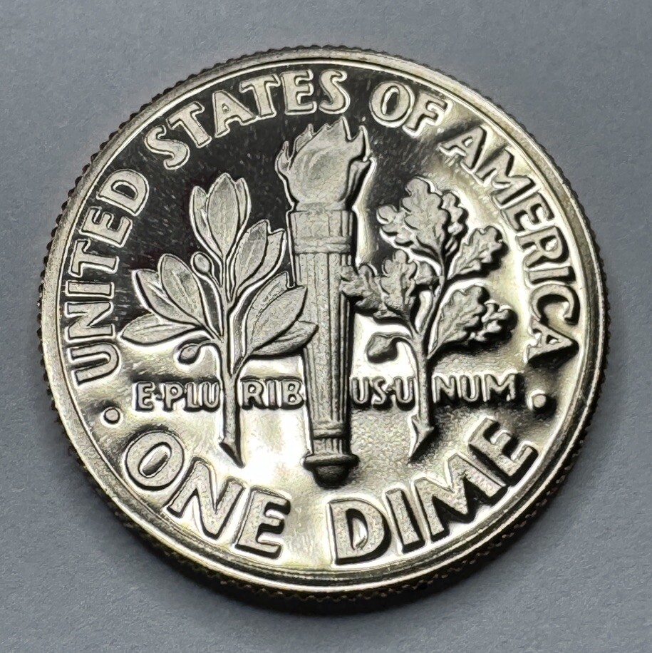 1986-S Roosevelt Dime PROOF 10cent Coin from US Mint Proof Set