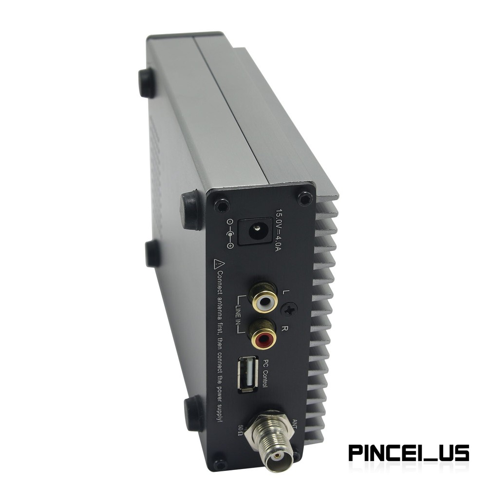 0.3-15W Adjustable Stereo FM Transmitter Wireless Broadcast Radio Station pe66