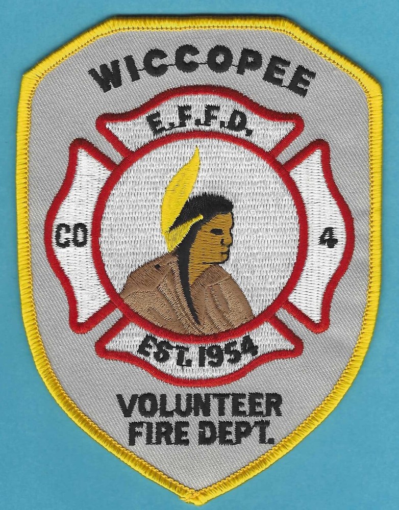WICCOPEE NEW YORK VOLUNTEER FIRE COMPANY 4 PATCH