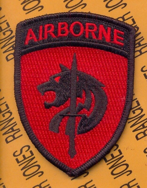 US Army Special Operations Command Africa Airborne SOCAFCOM ~3.5" patch m/e