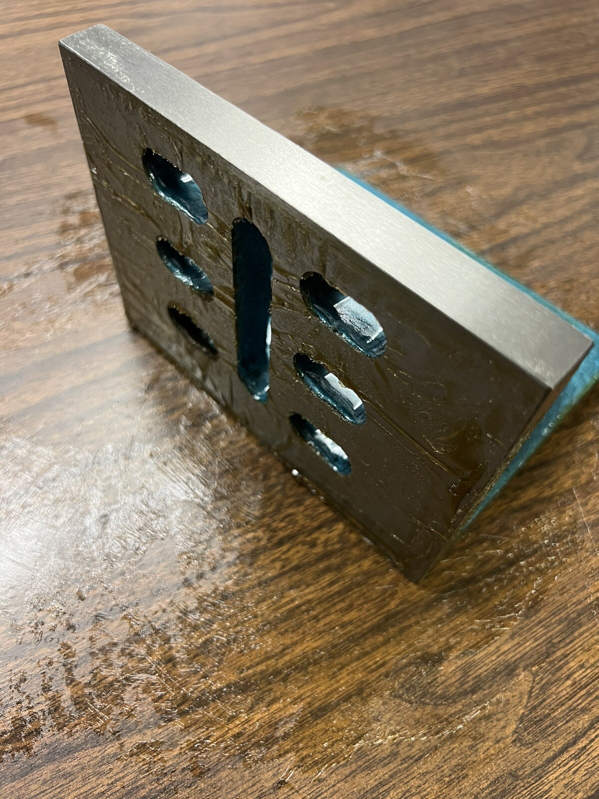 Slotted Angle Plate webbed End 6x5x4-1/2” high tensil accurate ground SAPW-654