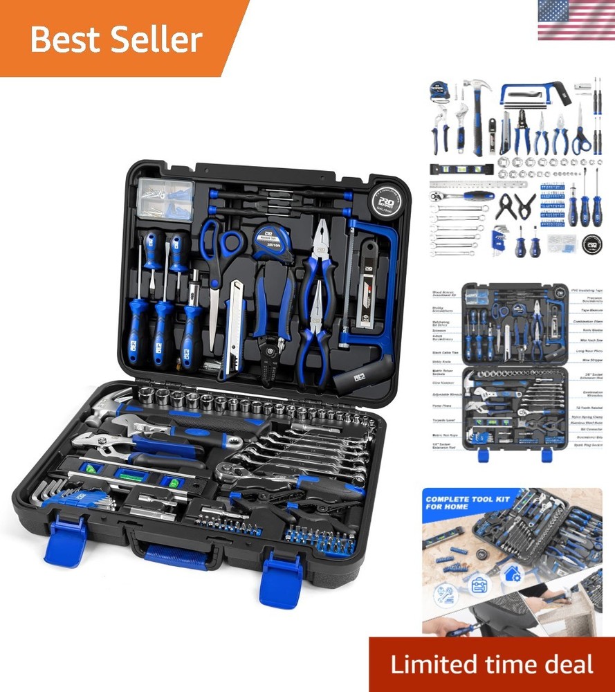 All-in-One 259-Piece Tool Set - Portable, Organized & Essential for DIY Projects