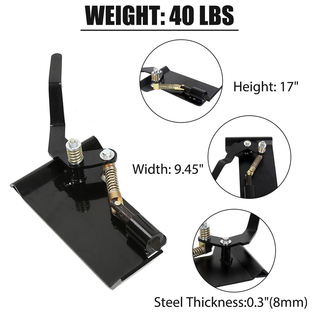 Skid Steer Loader Plate Latch Box Quick Attachment Conversion Adapter Weld On