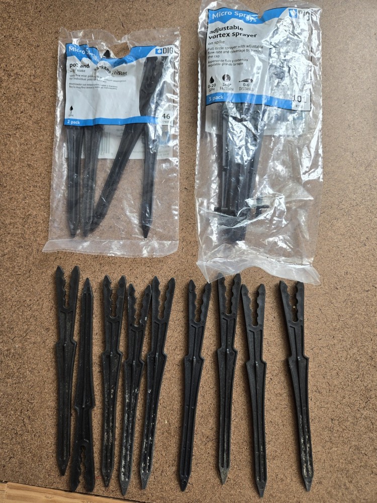 Dig Adjustable Vortex Sprayer Pack - Multiple Spikes - Ships Free