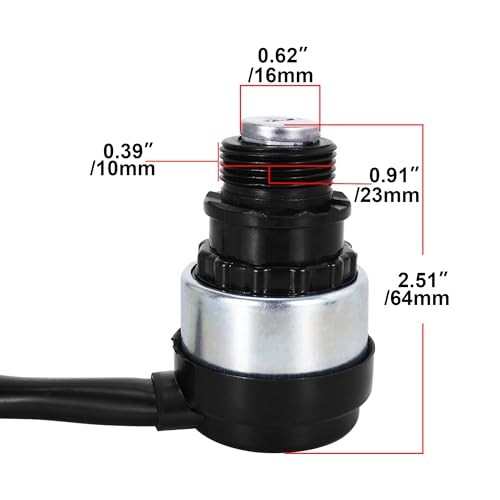 5 Wire Ignition Key Switch with Dustproof/Waterproof Covers for 50cc 70cc 90cc