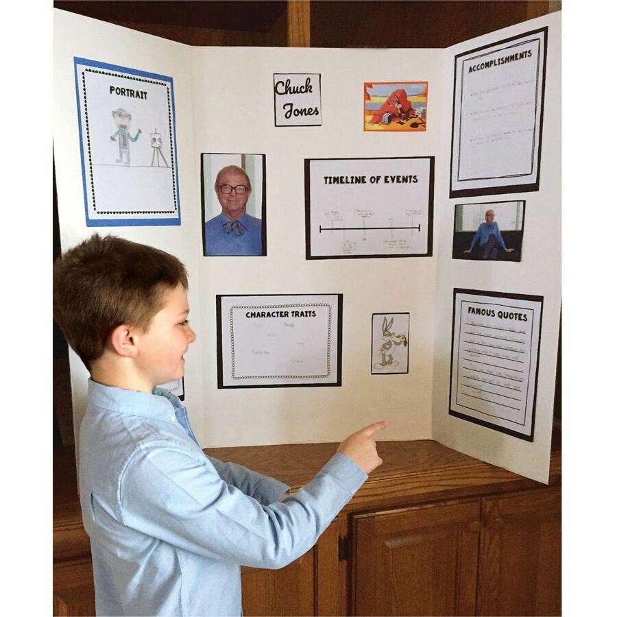 Pacon Presentation Boards - 36" Height x 48" Width - White Surface - 24 /...