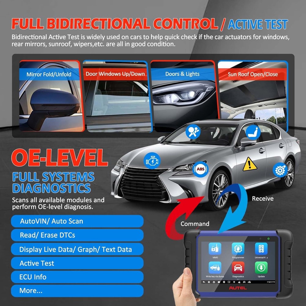 Autel MaxiIM IM508S IMMO KEY PROGRAMMING Auto Diagnostic Tool Full System Scan