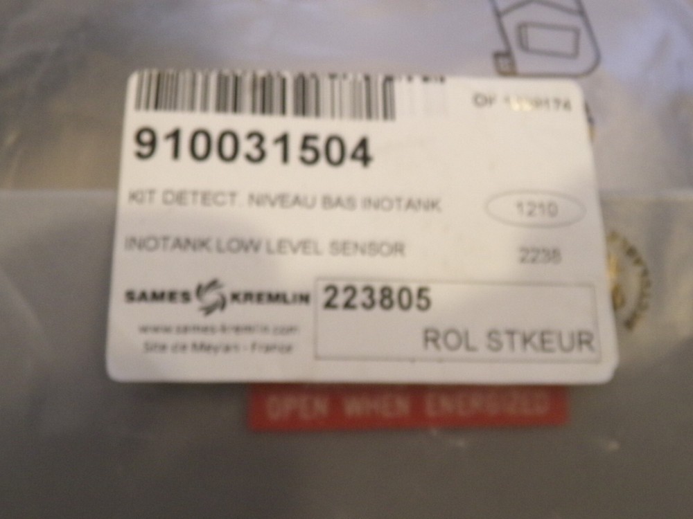SAMES KREMLIN 910031504 INOTANK LOW LEVEL SENSOR KIT
