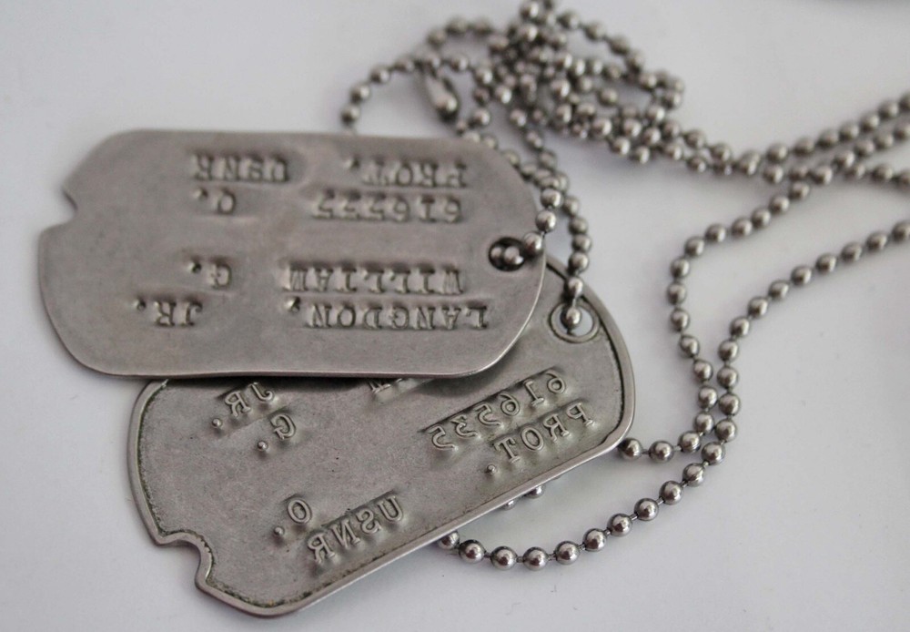 VNTG WWII USN Navy Officer Cap Covers Dog Tag Gloves Socks