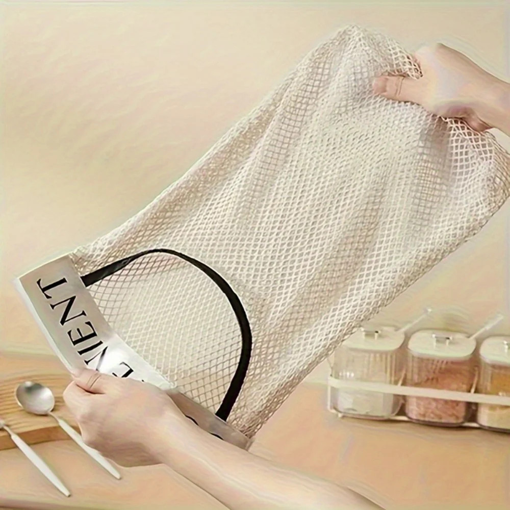 Wall Mounted Plastic Bag Organizer Reusable Storage Holder Kitchen