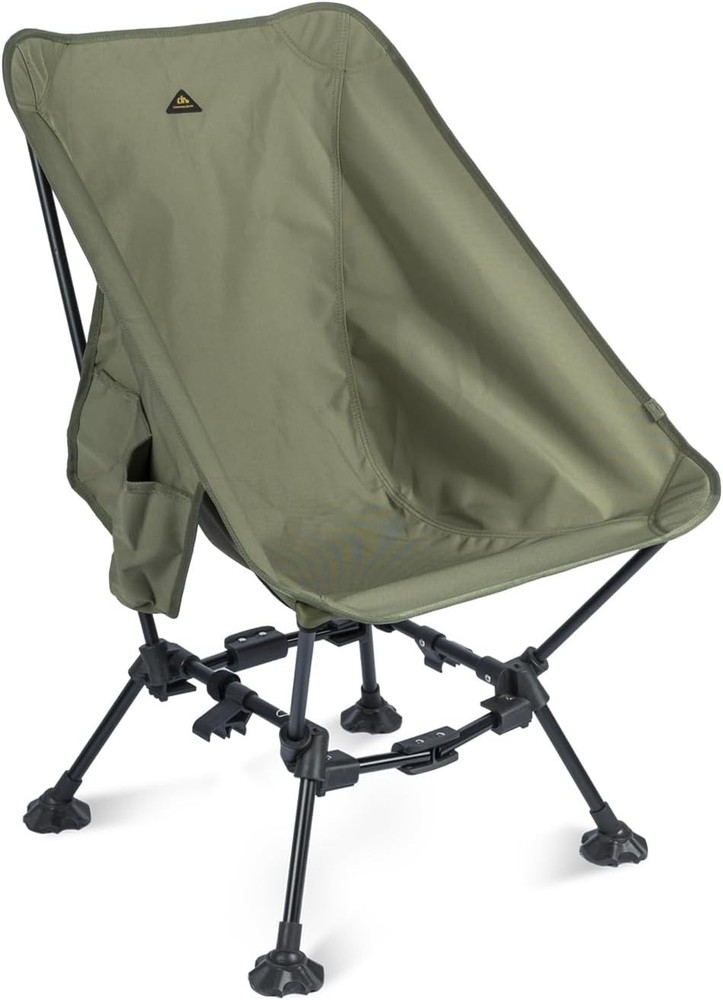 Two-Heights Light Compact Comfortable Camping Folding Beach Chair W/