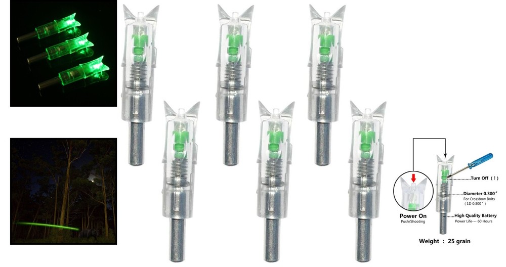 Ultimate High Visibility Lighted Nocks - .300 ID for Optimal Archery Performance