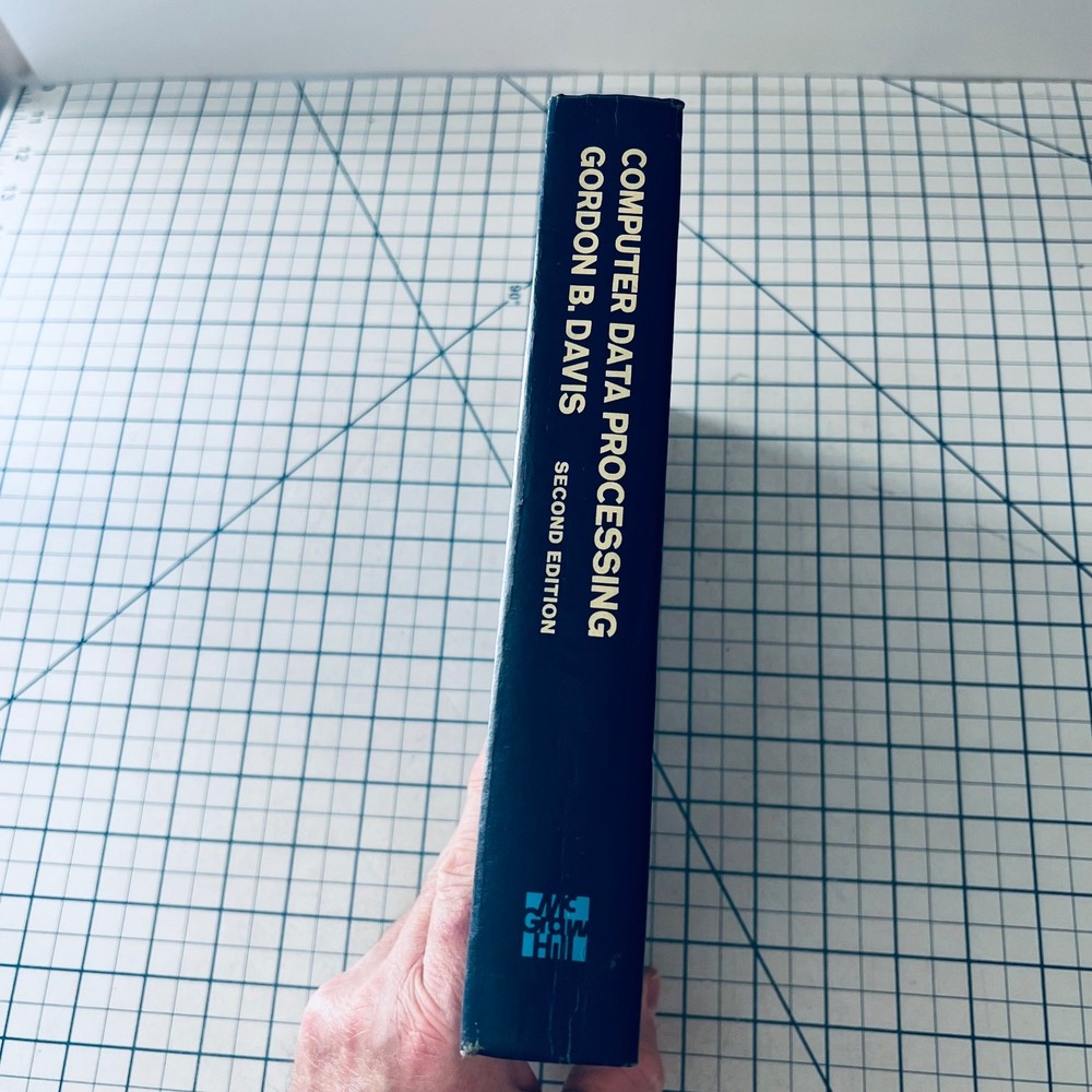 Computer Data Processing Gordon Davis 1973 Second Ed Vintage Computing Computers