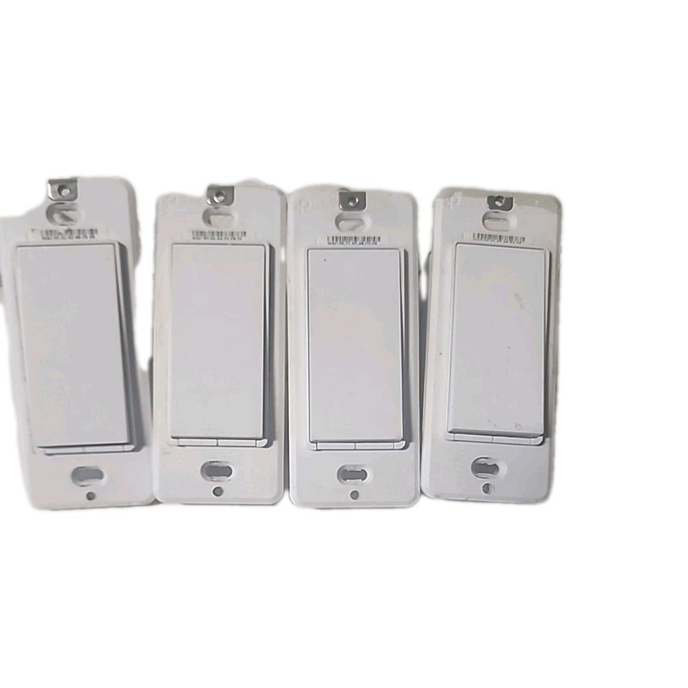 Kasa Smart Light Switch HS200, Single Pole,Neutral Wire Required, 2.4GH 4pcs