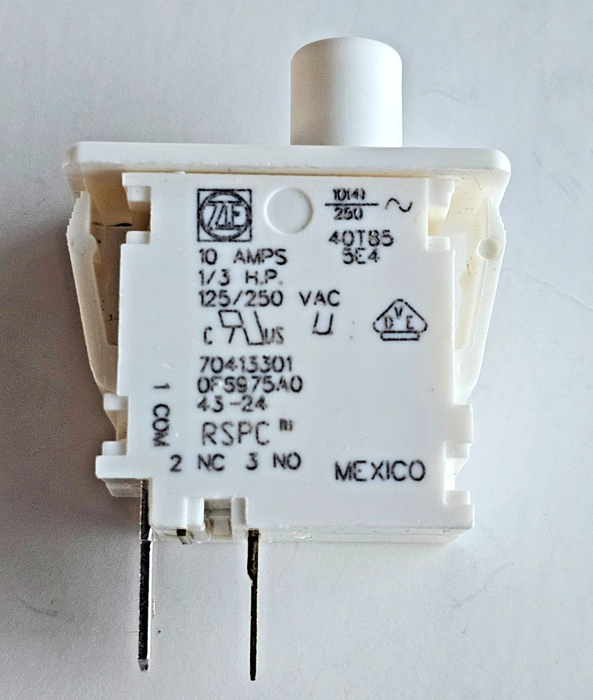 ALLIANCE LAUNDRY SYSTEMS 70413301 Switch Pushbutton-Spst NO/AU NEW