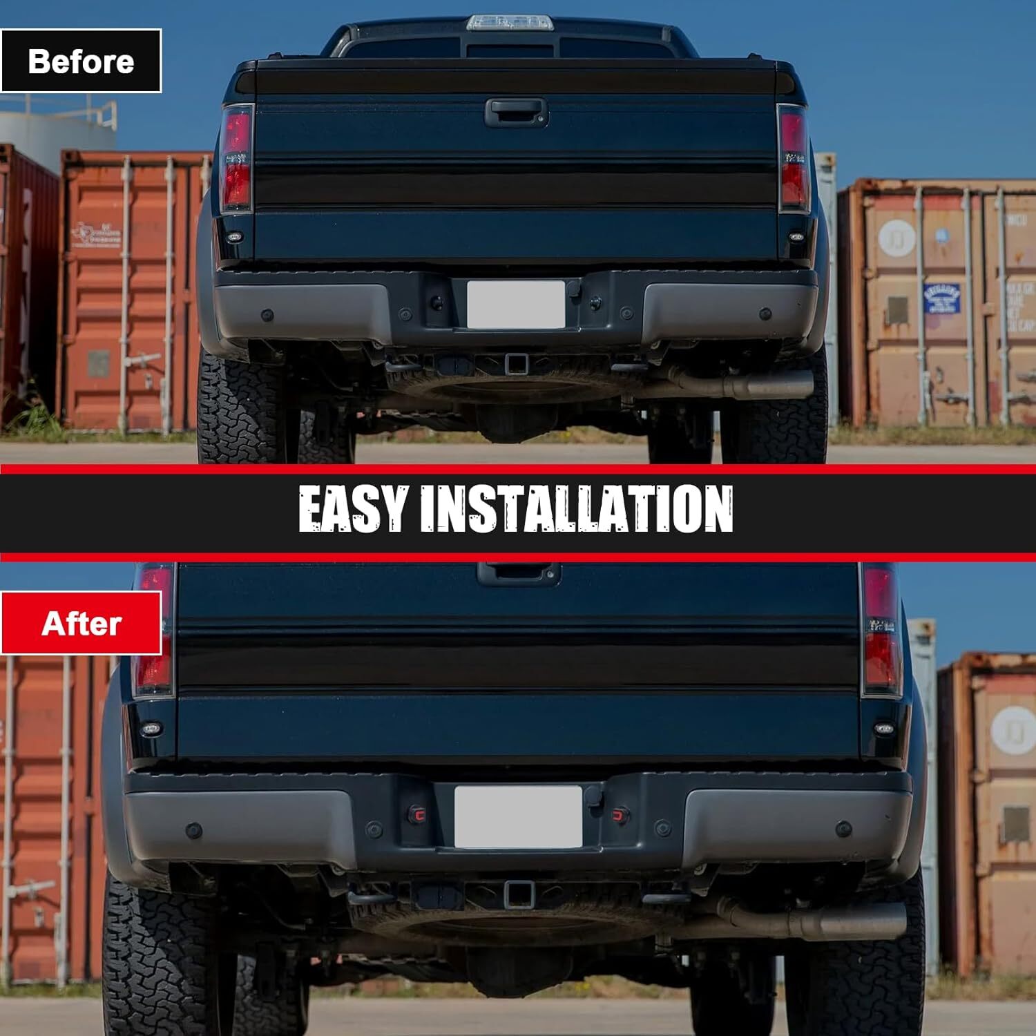 LED License Plate Light Rear Bumper Tag Assembly Lamp For Ford F150 F250 F350 2X