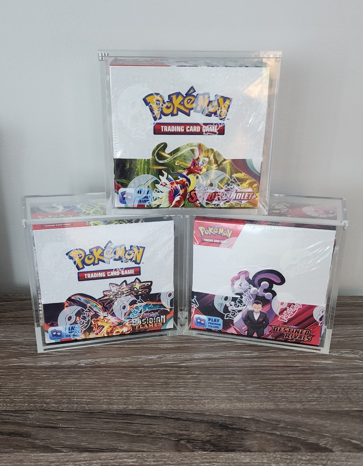 Pokemon Booster Box Acrylic Case-STRONG Magnetic Case-FAST SHIPPING! In stock