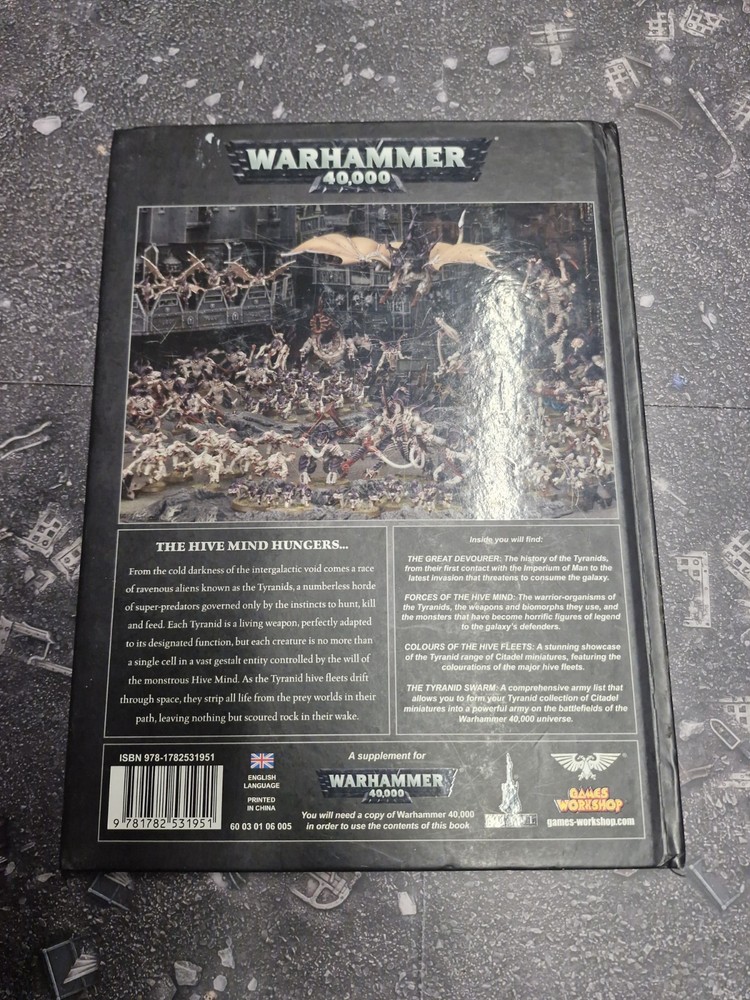 Warhammer 40k Tyranid Codex (Old Edition) Used, Fair Condition
