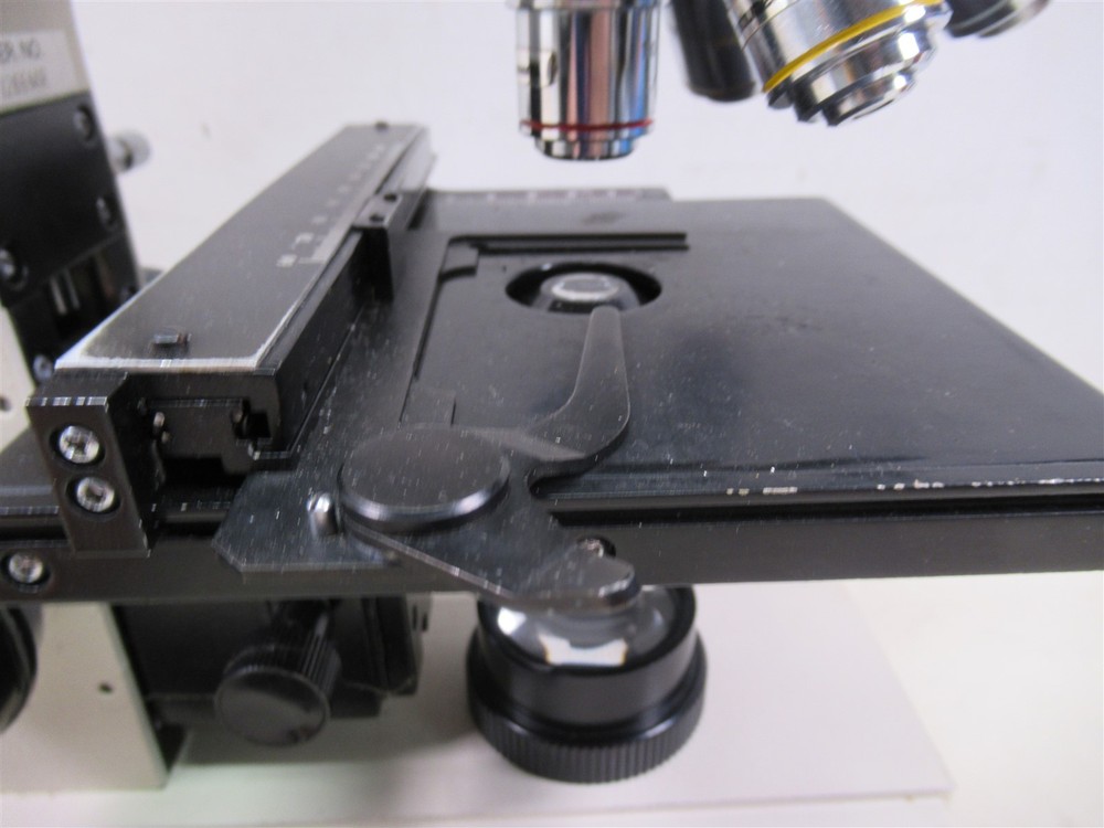 Cambridge Instruments Binocular Microscope Galen III Bausch & Lomb 4 Objectives
