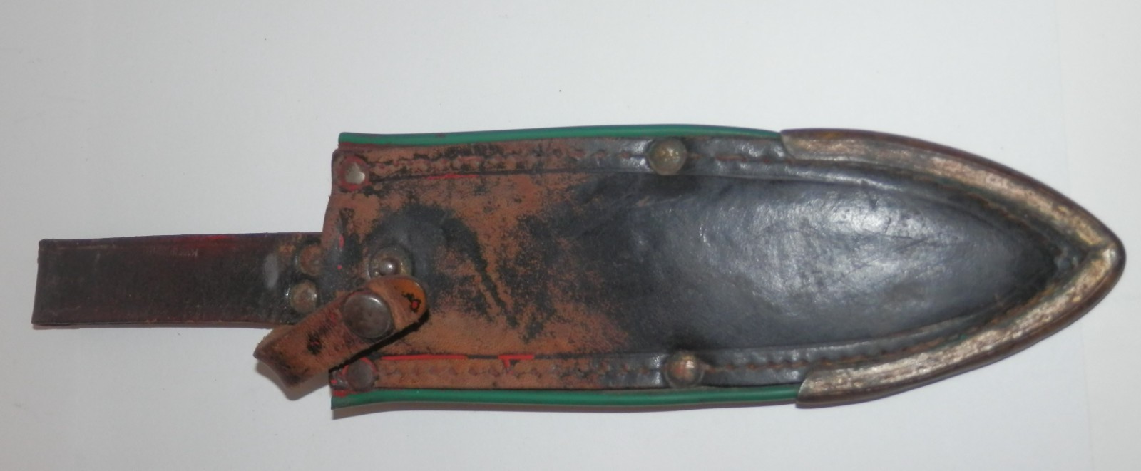 Post WWII 1950s German Boy Scout Knife with Leather Sheath - Solinger, German