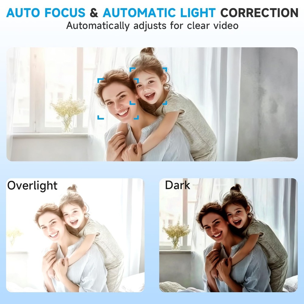 4k Webcam for PC with Microphone, Computer Camera with Noise Cancellation, Pr...