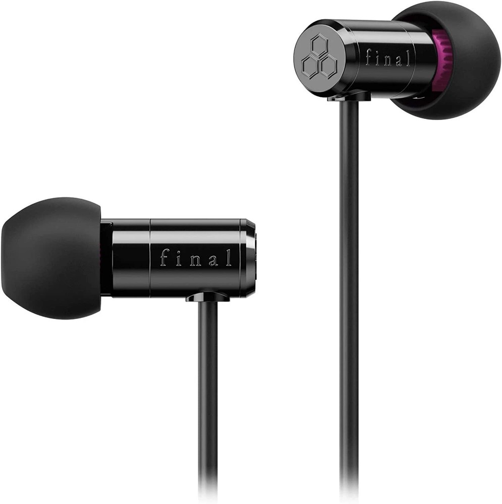final E500 Canal Type Earphone Black