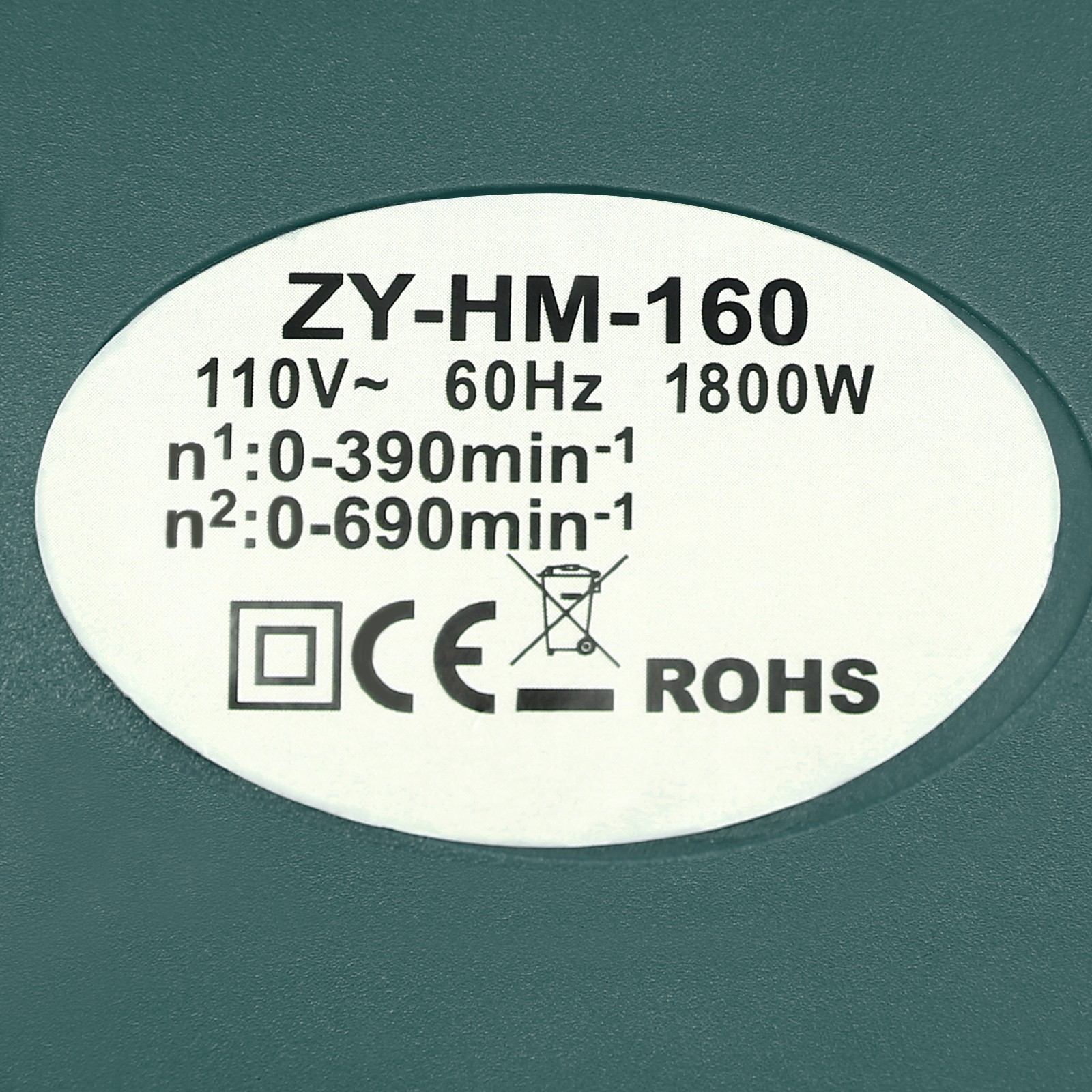 1800w Concrete Mortar Mixer Cement Grout Plaster Stirrer Double Paddle Mixer USA