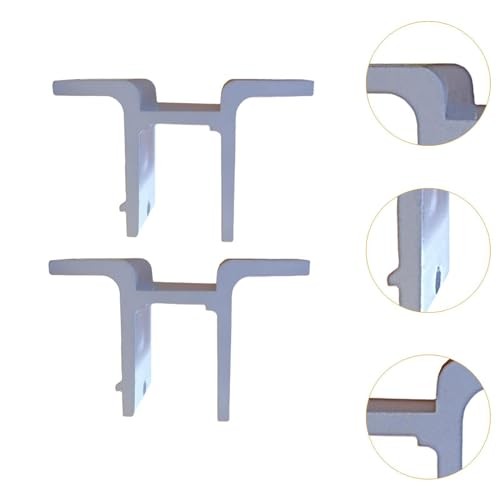 2X Retractable Awning Wall Mounting Brackets Support, White