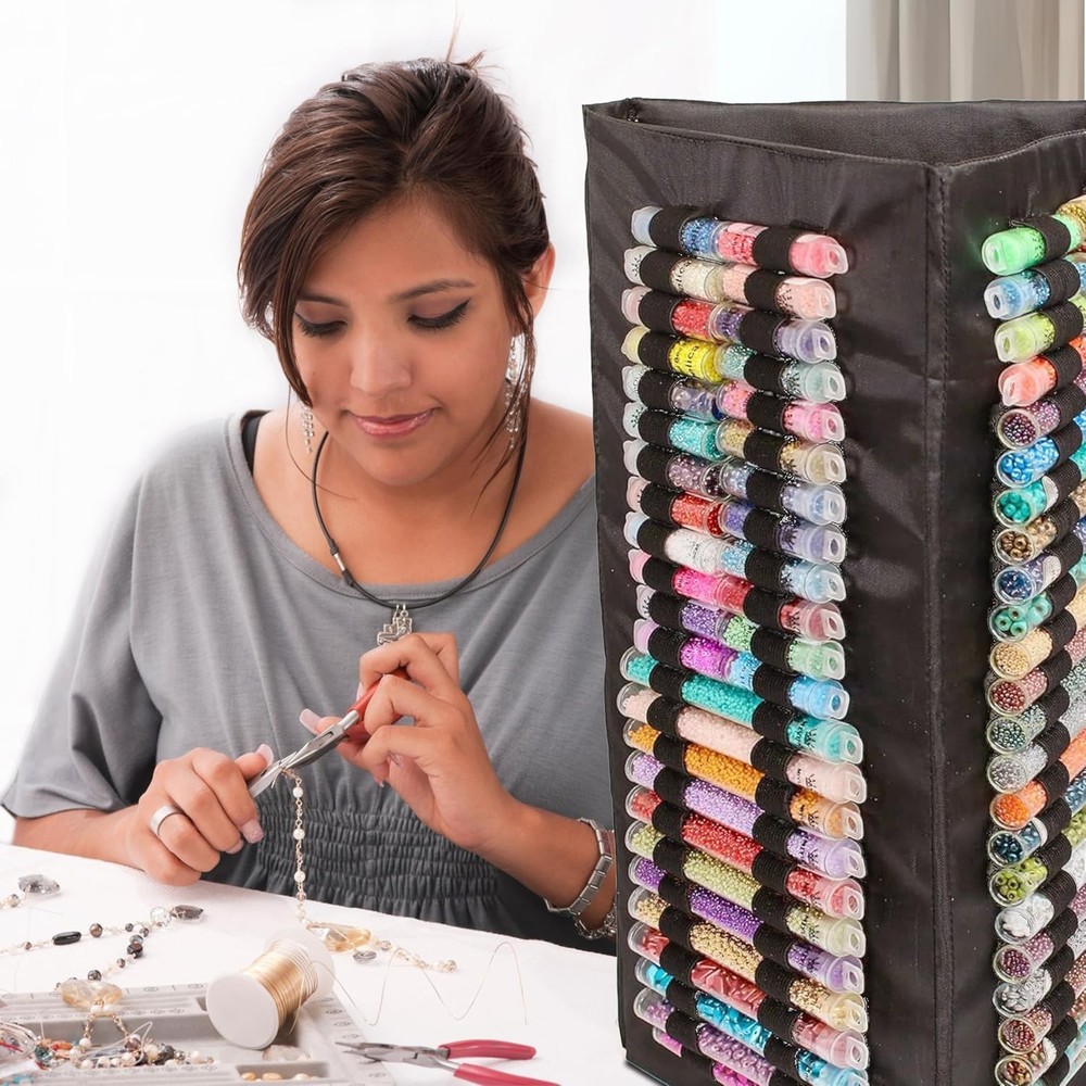 Mini Bead Tower Organizer - Portable Craft Storage Solution=