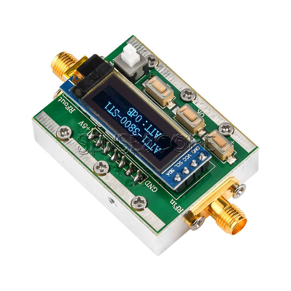 1MHZ-3800MHz Digital Programmable RF Attenuator Control 0-31dB Adjustable 1dB-