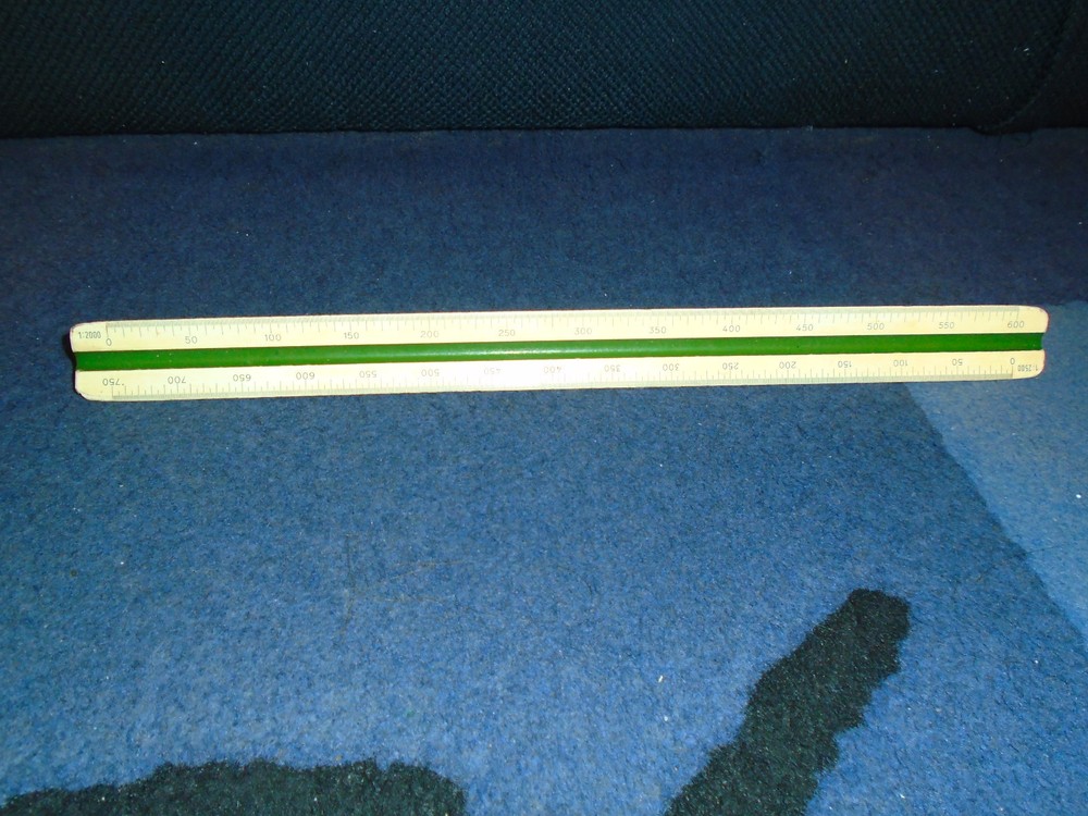 A.W. FABER-CASTELL 873c/c - GERMANY - ARCHITECT ENGINEERING TRIANGULAR RULER