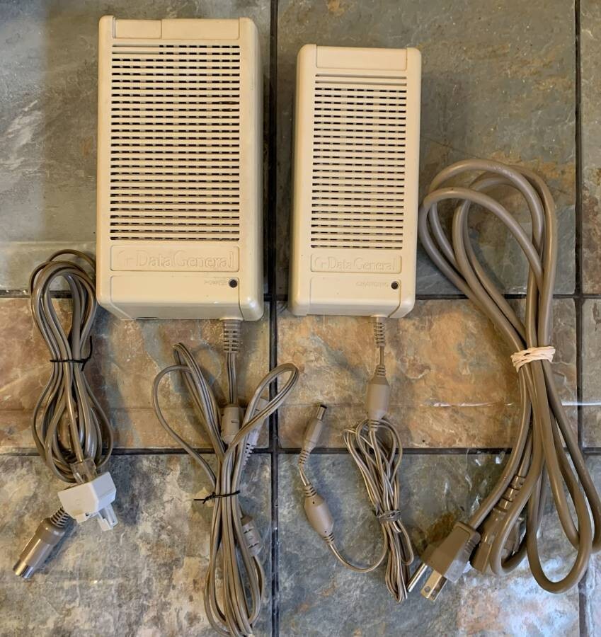 vintage 80s Data General One Computer Model 2247 Early Portable Laptop Computer