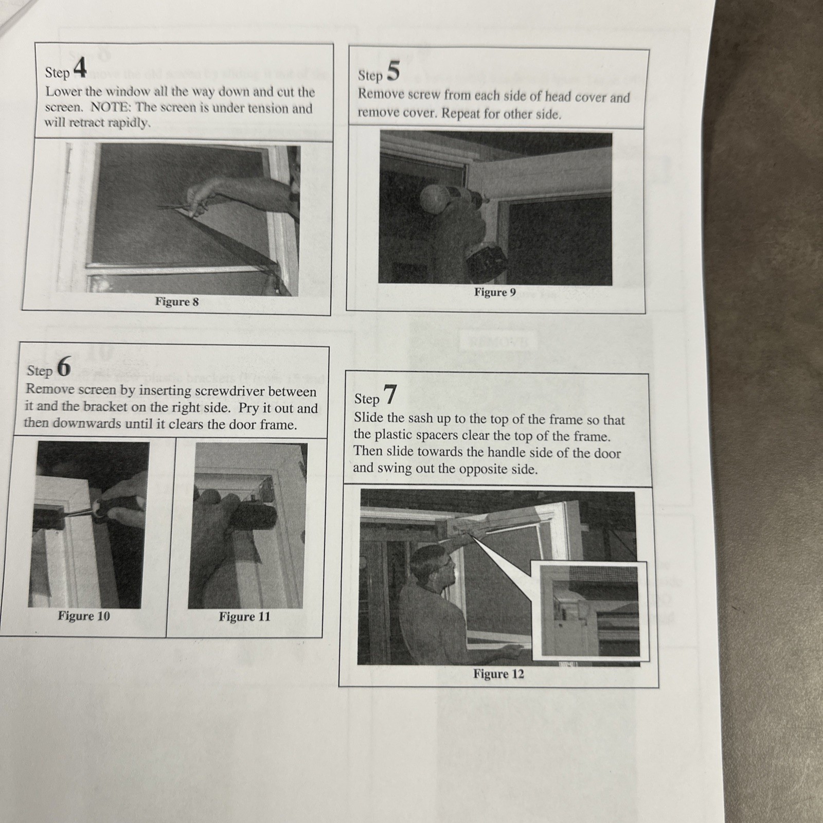 Larson EasyVent 31" Retractable Screen Roll for 36" Storm Door. Part # 0800722