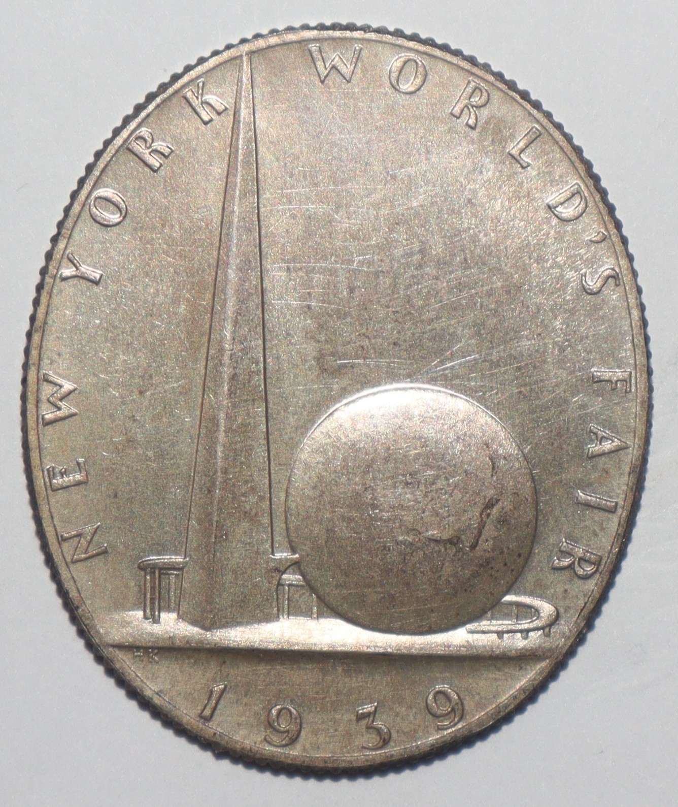 1939 New York World's Fair So Called Dollar HK 491 BRILLIANT UNCIRCULATED (J274)