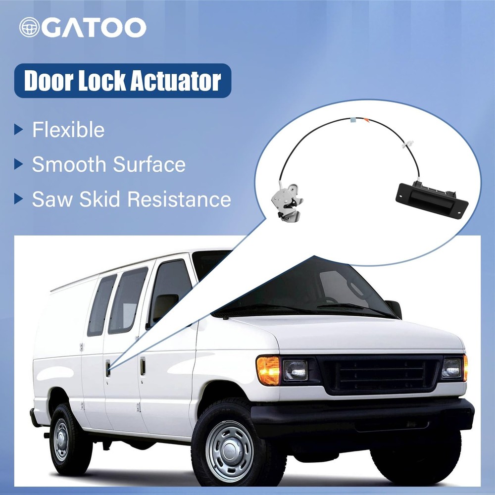 Right Passenger Side Door Handle Fit for Ford E150 E250 E350 Econoline Black