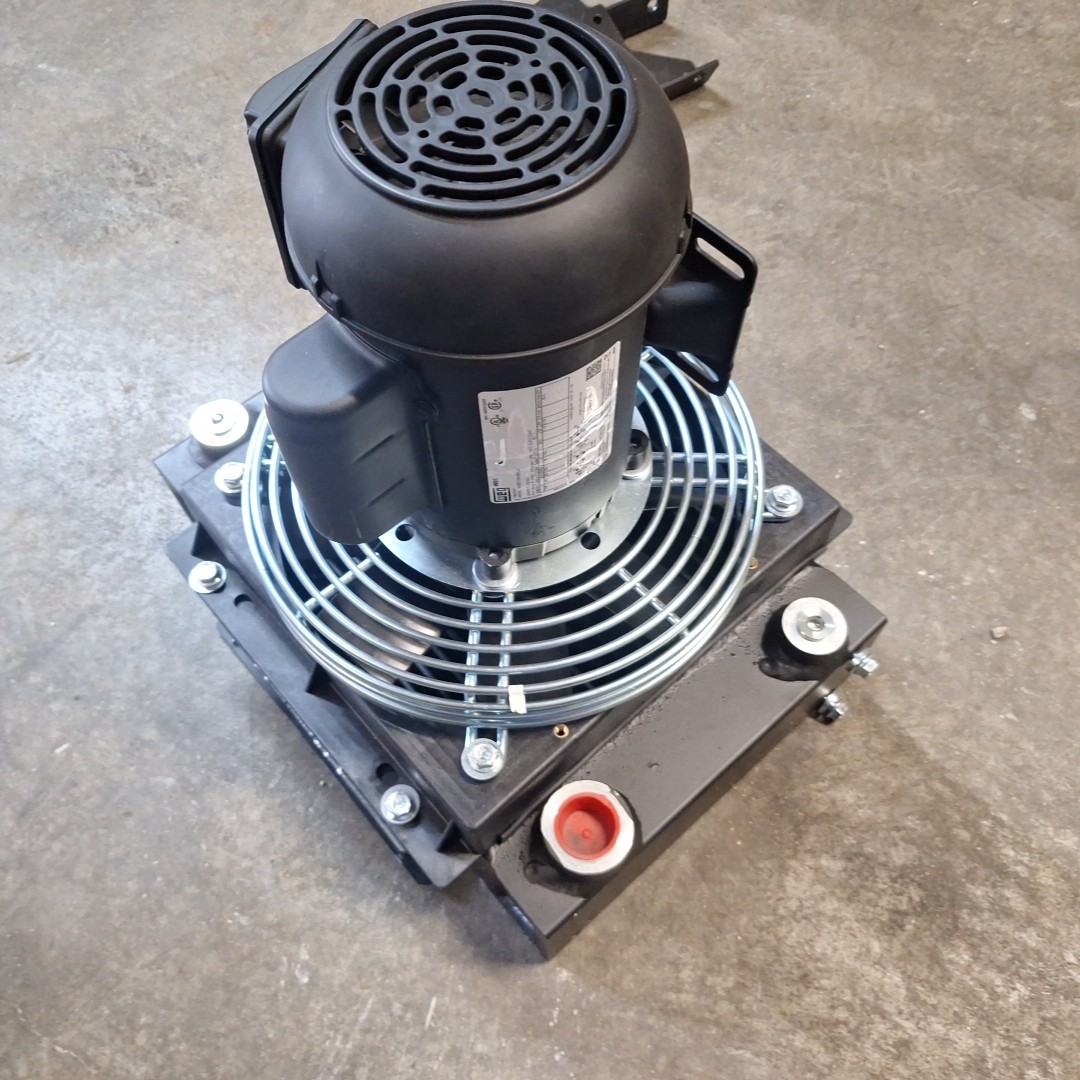 COOL-LINE Forced Air Oil Cooler AL5-1: 5 hp, 30 gpm Max. Flow, 377 psi