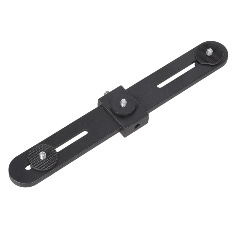 Professional 1/4inch Screw Mount Splitter For Camera Flash Light Stand Mounting