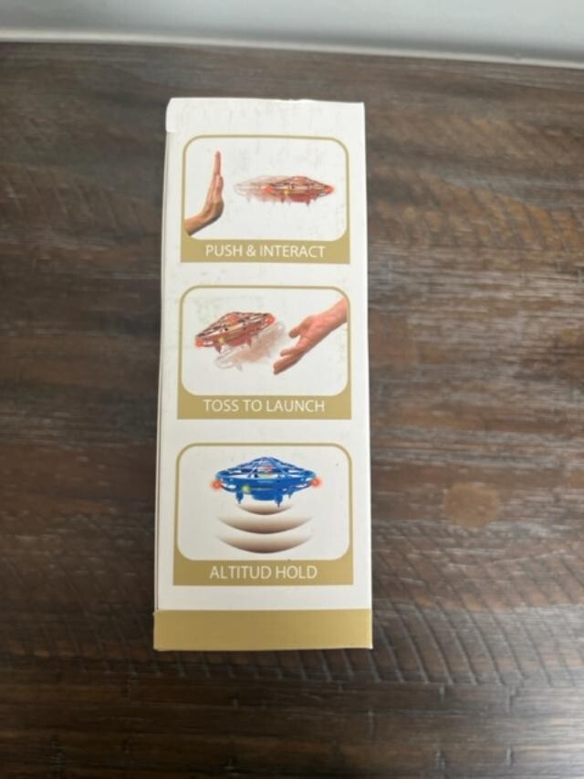 MINI DRONE ALIEN POWER 360, Interact with your drone by Hand, Blue