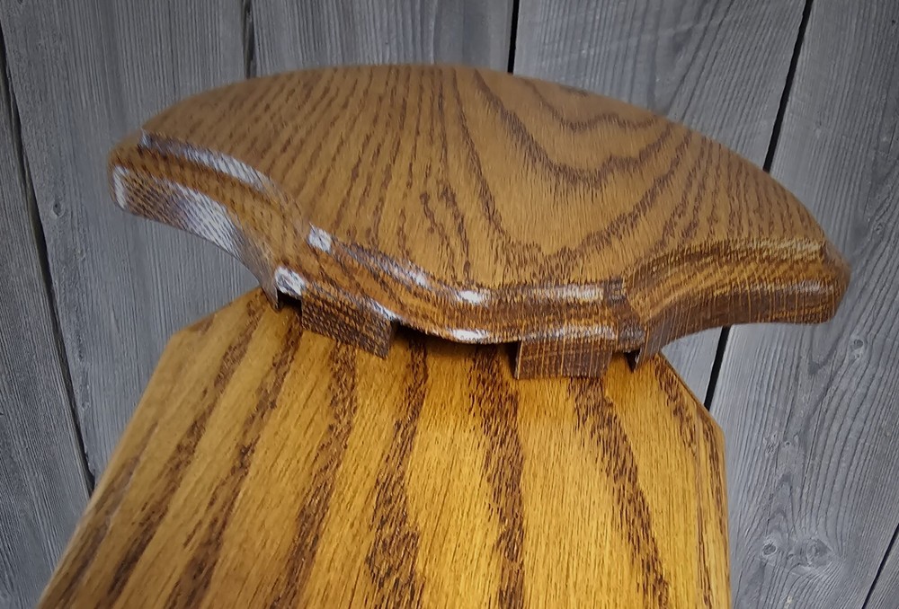 OAK TURKEY TAIL FAN PANEL TROPHY PLAQUE TAXIDERMY DISPLAY