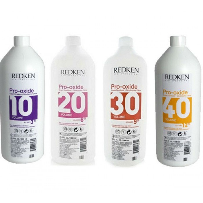 Redken Pro-Oxide Cream Developers (10, 20, 30, 40), 1000ml/ Choose Your Volume #