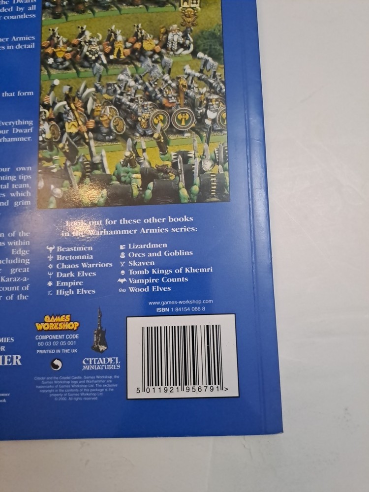 WARHAMMER Dwarfs Armies Supplement - Games Workshop - 2003